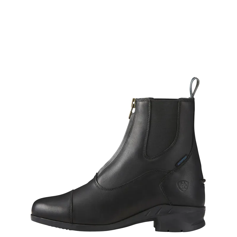 Ariat Womens Heritage IV Zip Waterproof Paddock Boot in Black